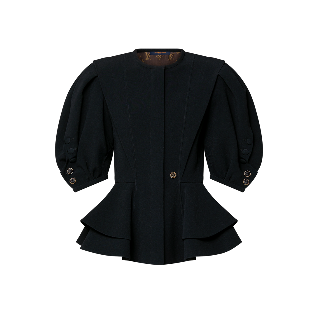 Puff-Sleeve Peplum Jacket - Ready-to-Wear | LOUIS VUITTON